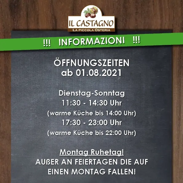 Menu_Restaurant Il Castagno_Stadtbergen_immagine_1