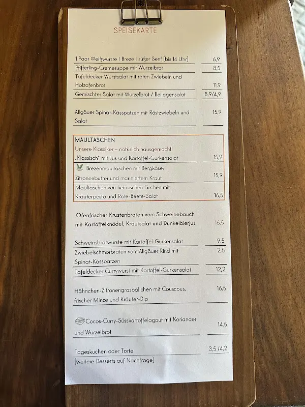Menu_Restaurant Die Tafeldecker_Augsburg_image_2