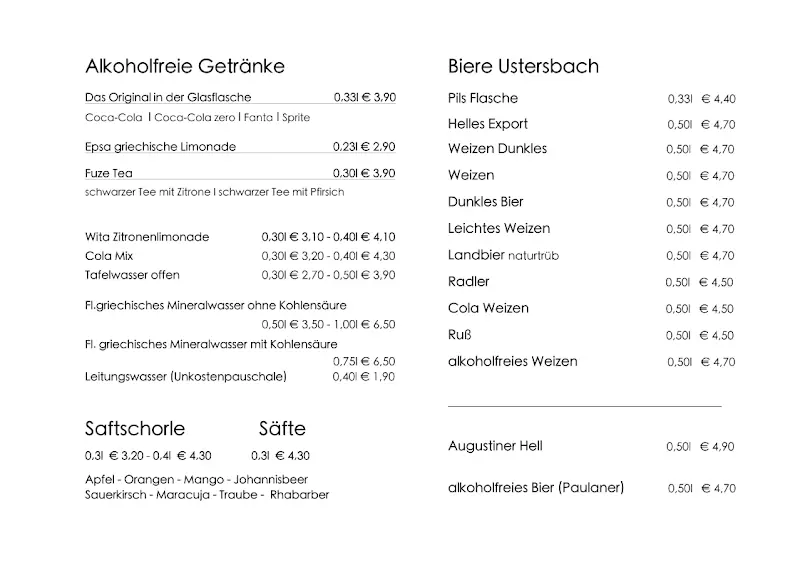 Menu_Restaurant El Greco_Neusäß_immagine_4