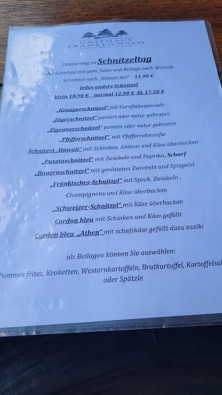 Menu_Gasthaus Frankenwald_Stadtsteinach_image_2