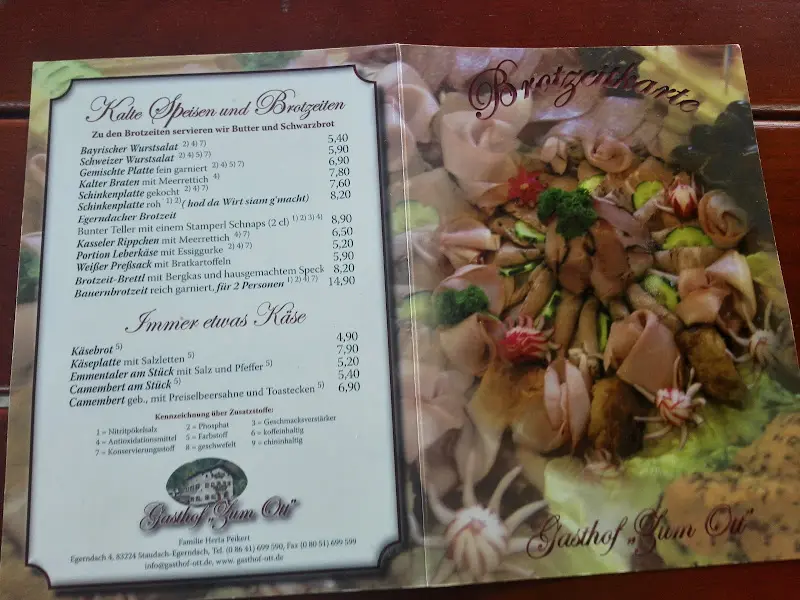 Menu_Gasthof Zum Ott_Staudach-Egerndach_immagine_3