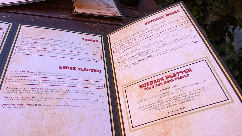 Menu_Outback Lodge, Zürich Stadelhofen_Zürich_immagine_3