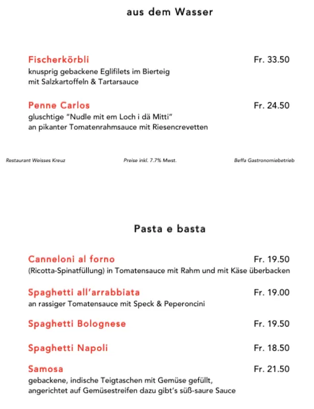 Menu_Restaurant Weisses Kreuz_Zürich_image_4