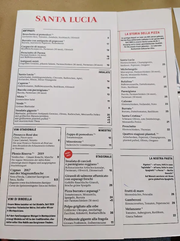 Menu_Santa Lucia_Zürich_image_2