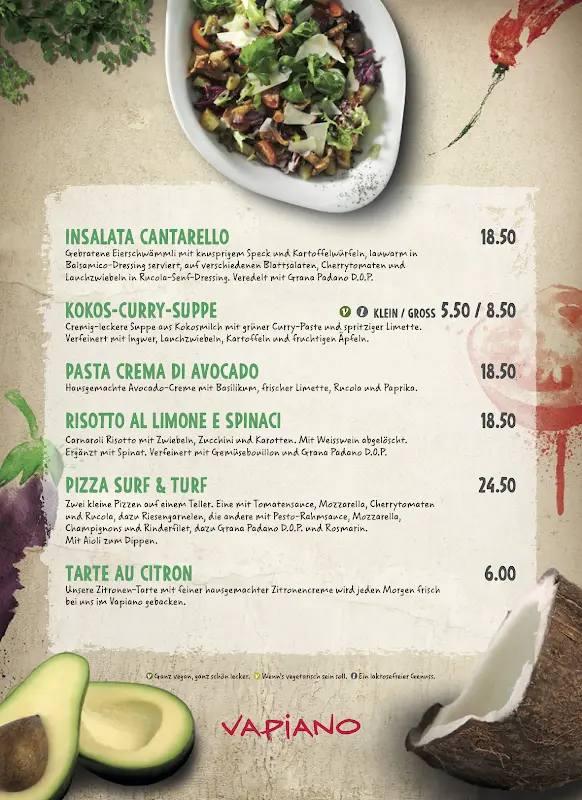 Menu_Vapiano Bellevue_Zürich_image_1