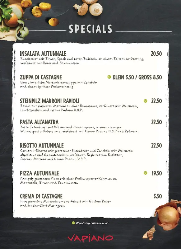 Menu_Vapiano Bellevue_Zürich_image_4