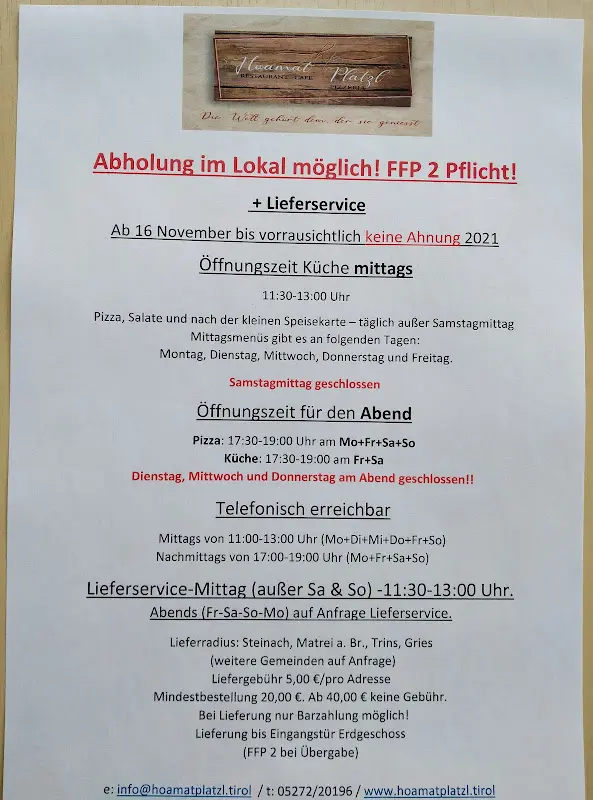 Menu_s`Hoamat Platzl Restaurant-Cafe_Austria_immagine_4