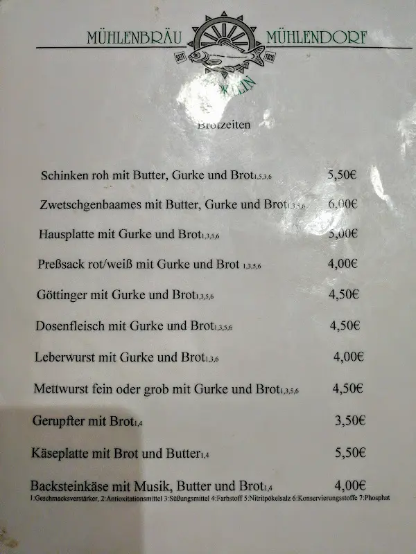 Menu_Brauerei + Gaststätte Alte Mühle_Stegaurach_immagine_2