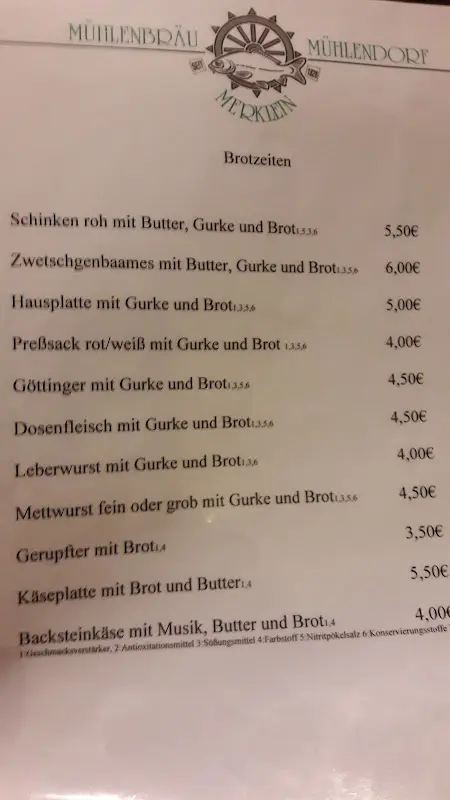 Menu_Brauerei + Gaststätte Alte Mühle_Stegaurach_immagine_4