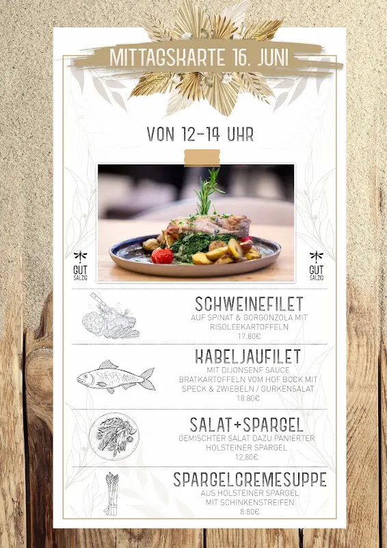 Menu_Gut Salzig Beachclub & Restaurant_Stein_immagine_1