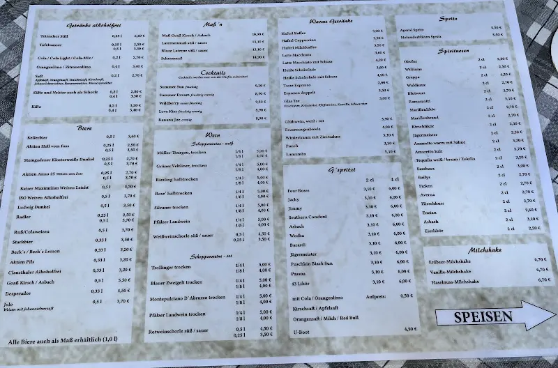 Menu_Steingadener Klosterschänke_Steingaden_immagine_2