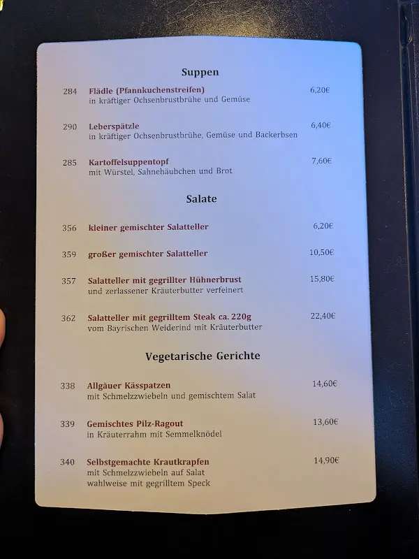 Menu_Gasthof Schweiger_Steingaden_image_1