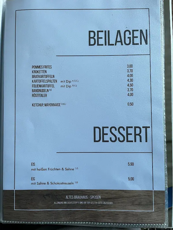 Menu_Altes Brauhaus Steinfeld_(Oldenburg)_image_2
