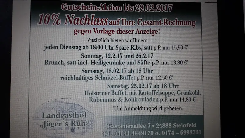 Menu_Landgasthof Jägers Ruh_Steinfeld_image_1