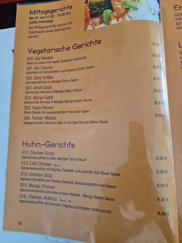 Menu_Restaurant Maharaja_Starnberg_image_4