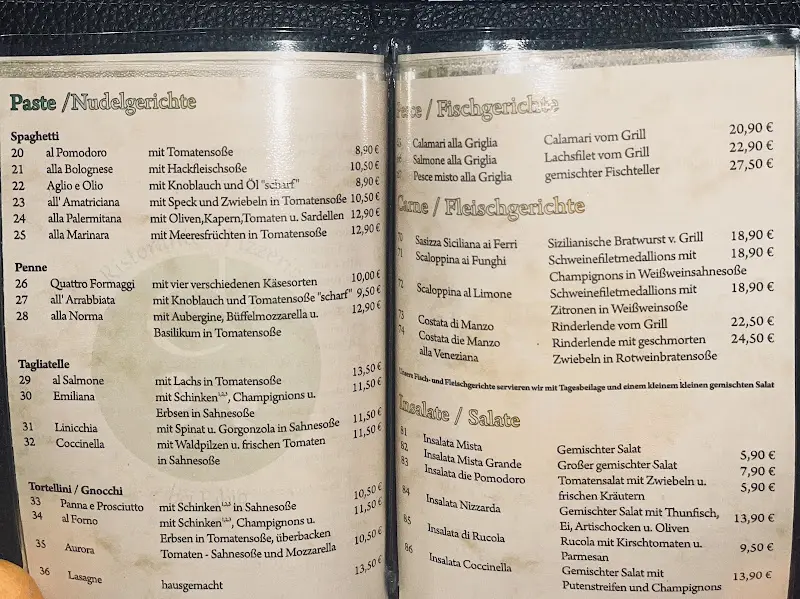 Menu_Ristorante - Pizzeria La Coccinella STARNBERG_Starnberg_immagine_2