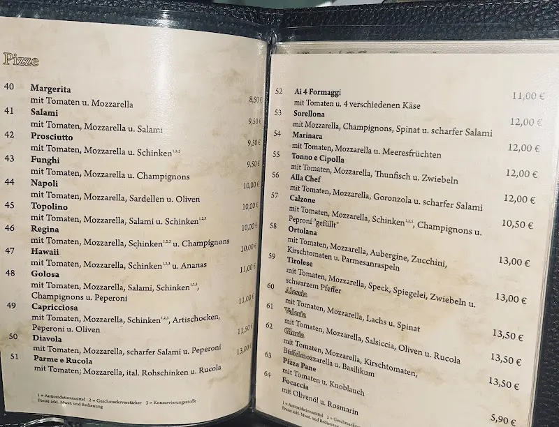 Menu_Ristorante - Pizzeria La Coccinella STARNBERG_Starnberg_immagine_3