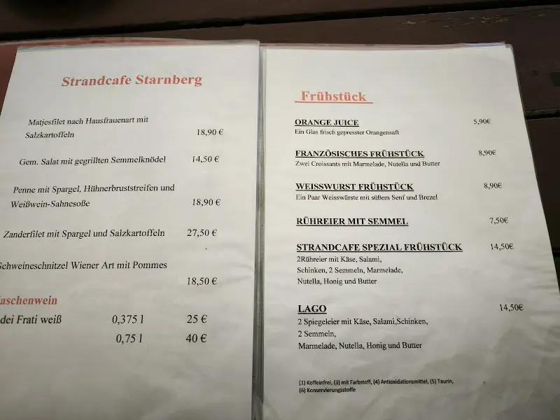 Menu_Strandcafé Starnberg_Starnberg_immagine_4