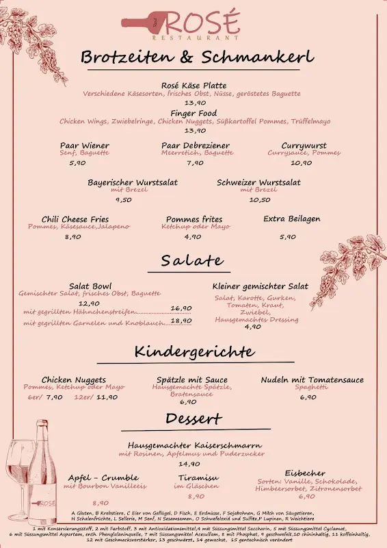 Menu_Rosé Restaurant_Stephansposching_image_2