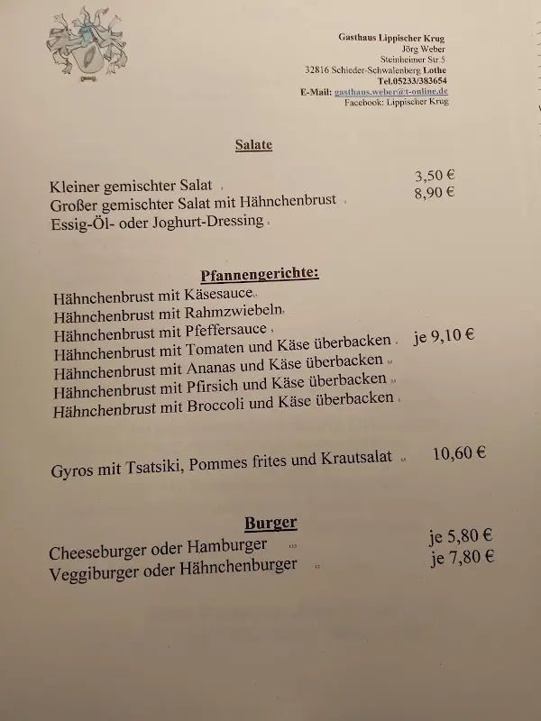 Menu_Gaststätte Weber Lippischer Krug_Schieder-Schwalenberg_image_2