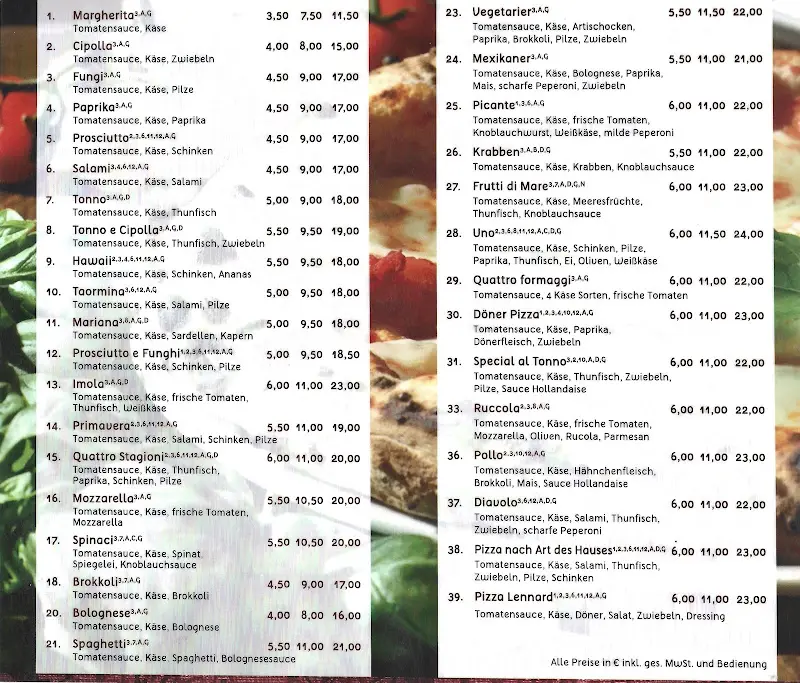 Menu_Pizzeria UNO_Steinheim_image_1