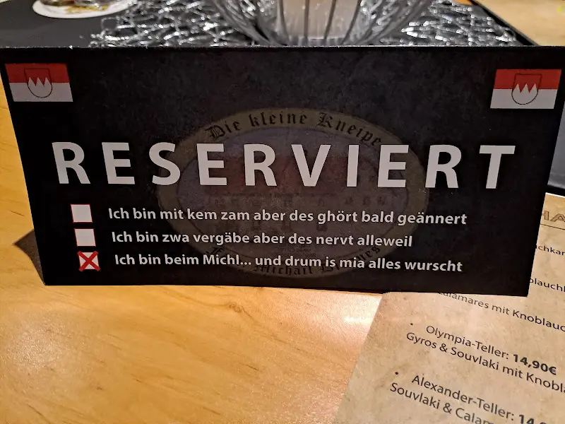 Menu_Kleine Kneipe seit 1876_Karlstadt_immagine_1