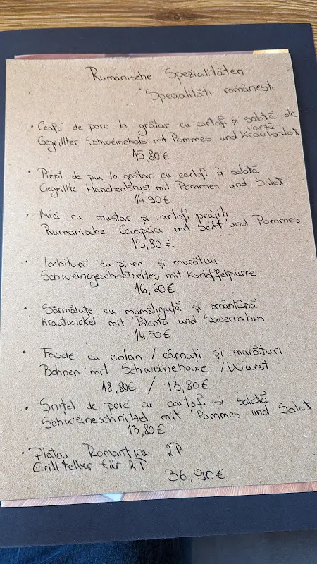 Menu_ROmantic Restaurant /Copacabana Strandbar_Steinsfeld_image_1