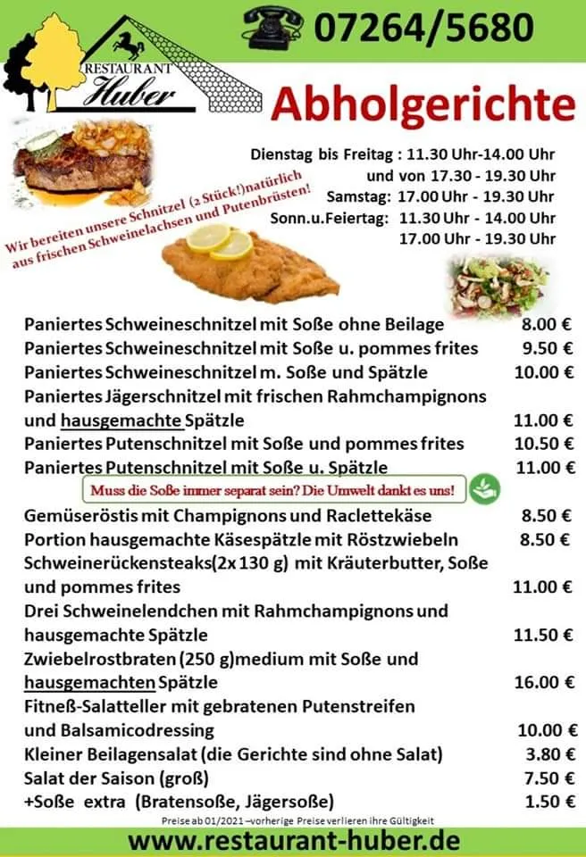 Menu_Restaurant Huber_Rappenau_image_2