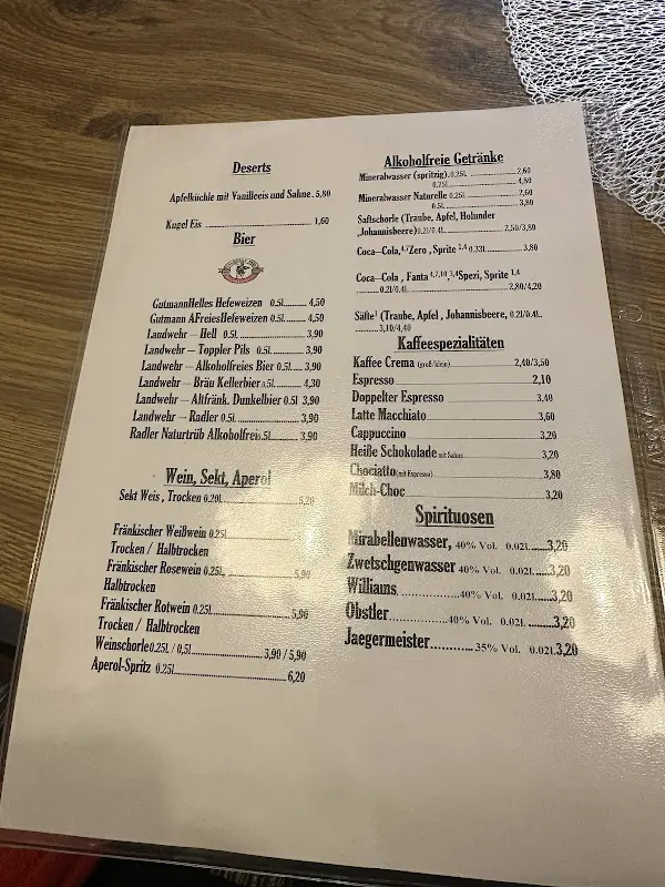 Menu_Restaurant Gasthaus und Café Zur Silbernen Kanne_Tauber_image_1