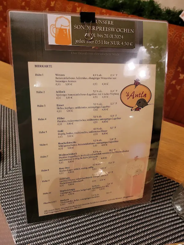 Menu_s'Antla Brauereigasthof_Kronach_image_3