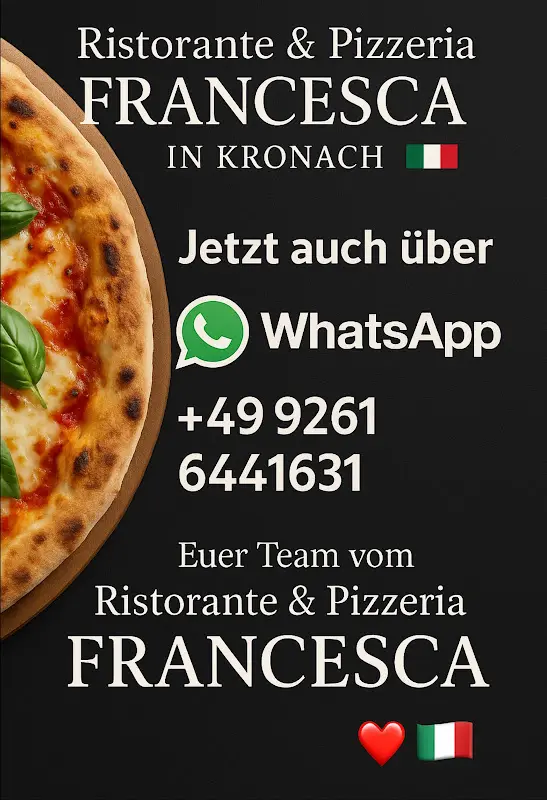 Menu_Ristorante & Pizzeria Francesca Kronach_Kronach_image_2