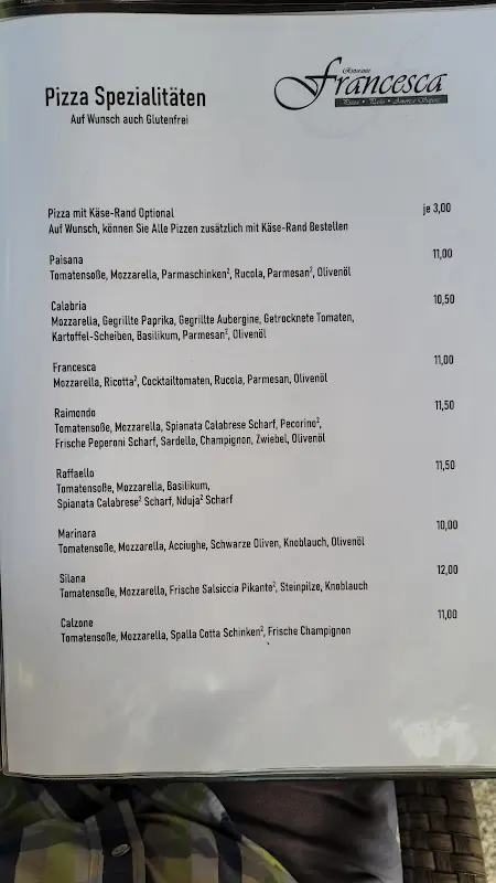 Menu_Ristorante & Pizzeria Francesca Kronach_Kronach_image_3