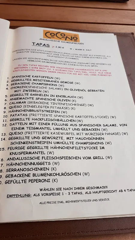 Menu_CoCoNo Bar - Restaurant_Kronach_image_1