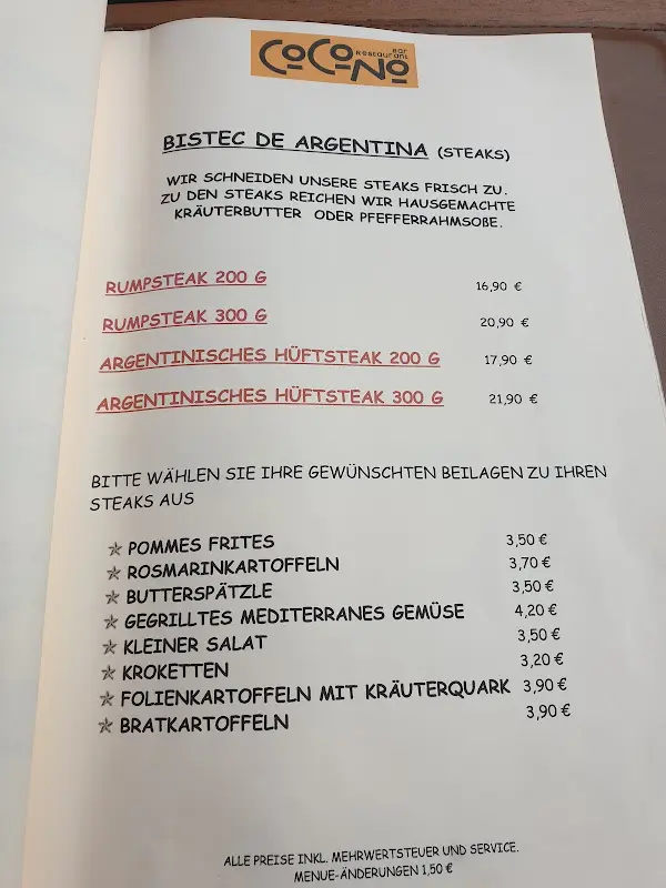 Menu_CoCoNo Bar - Restaurant_Kronach_image_2