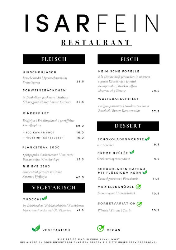 Menu_Restaurant ISARFEIN_Straßlach-Dingharting_image_1