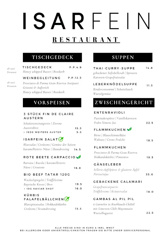 Menu_Restaurant ISARFEIN_Straßlach-Dingharting_image_2