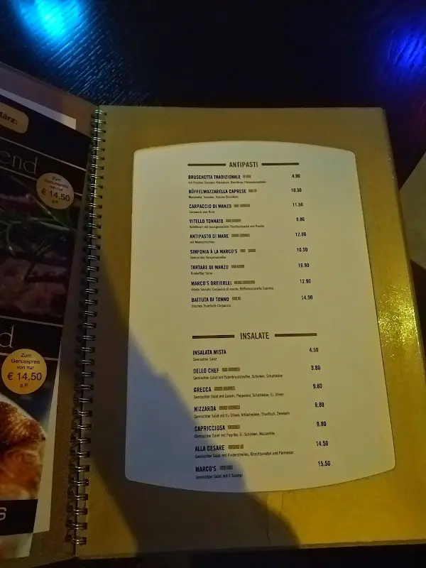 Menu_Marco's Ristorante_Stephanskirchen_image_3