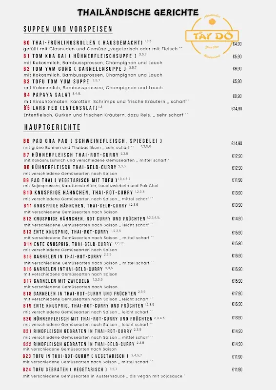 Menu_Tay Do Restaurant_Rosenheim_immagine_3