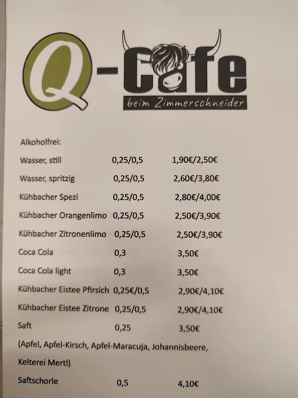 Menu_Q-Cafe beim Zimmerschneider_Sulzemoos_immagine_2