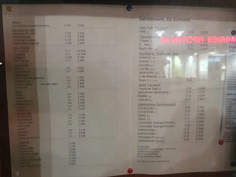 Menu_Zur Schmiede_Sulzbach-Rosenberg_immagine_1