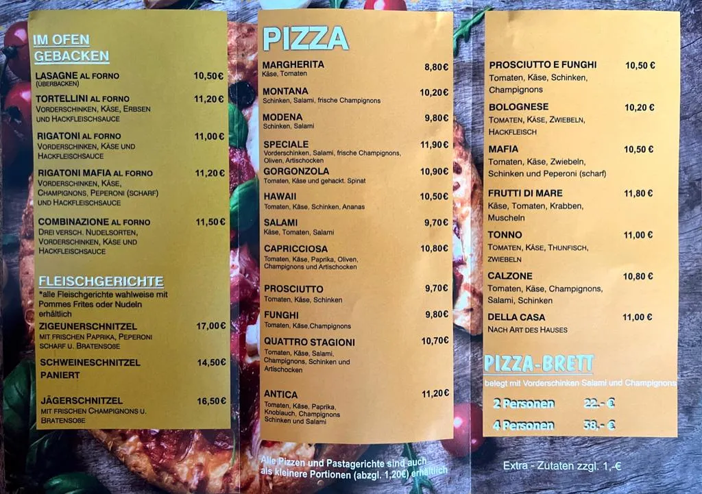 Menu_Rustica Ristorante - Pizzeria_Rappenau_immagine_1