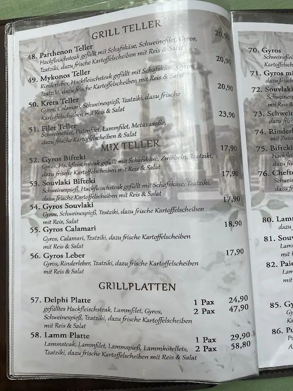 Menu_Restaurant Delphi_Sulzheim_immagine_2