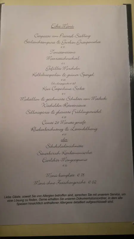 Menu_Restaurant Die Ecke_Augsburg_image_2