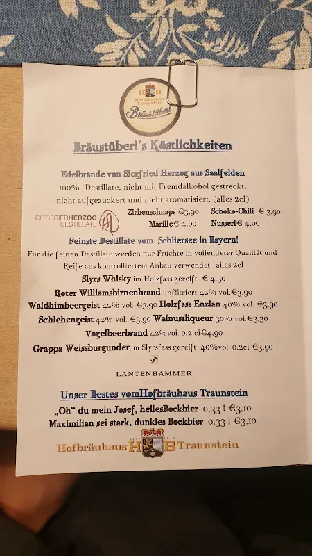 Menu_Bräustüberl Hofbräuhaus Traunstein_Traunstein_immagine_4