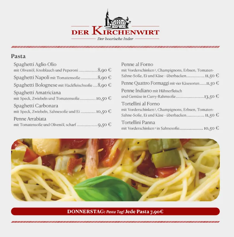 Menu_Restaurant Kirchenwirt Laddi . Pizza,Pasta,Curry,Asia , Indische Restaurant , Bayerisch Restaurant_Tacherting_image_1