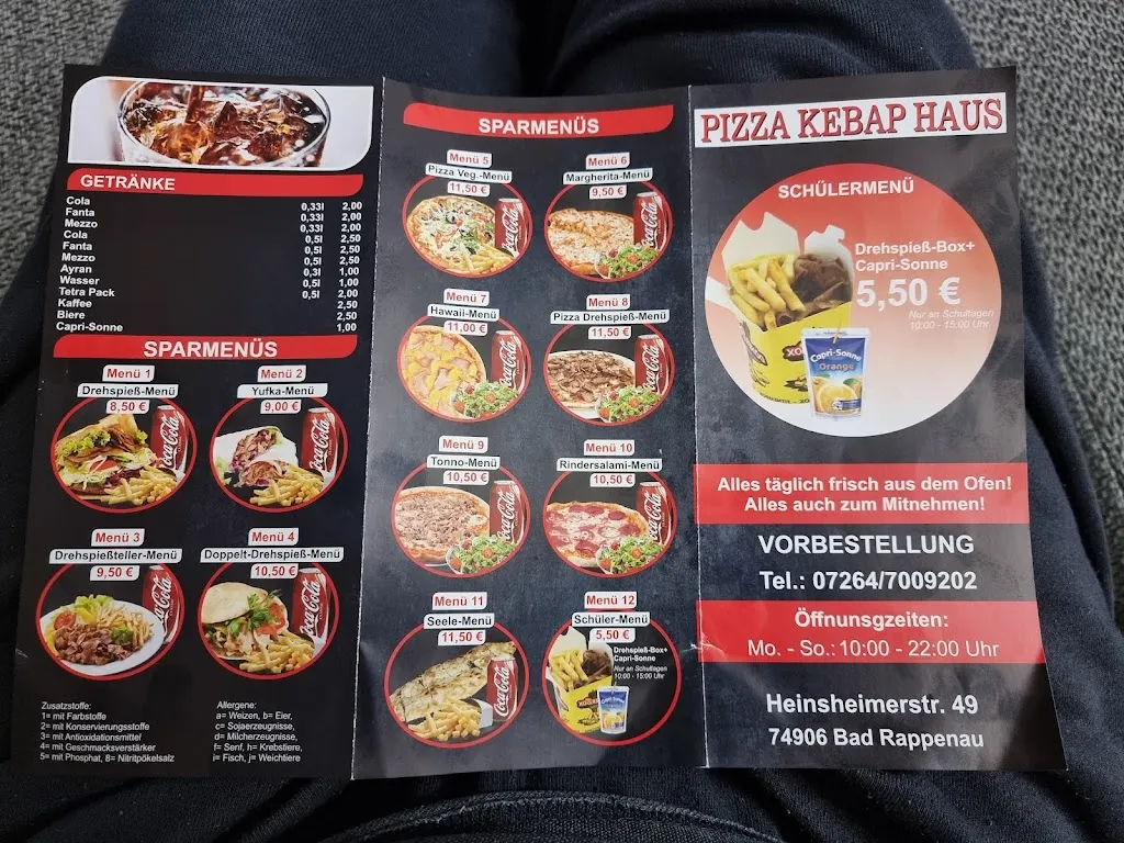 Menu_Pizza und Kebap Haus Bad Rappenau_Rappenau_immagine_4