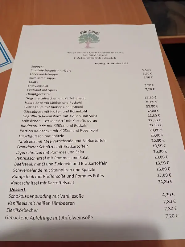 Menu_Die Linde__imagen_1