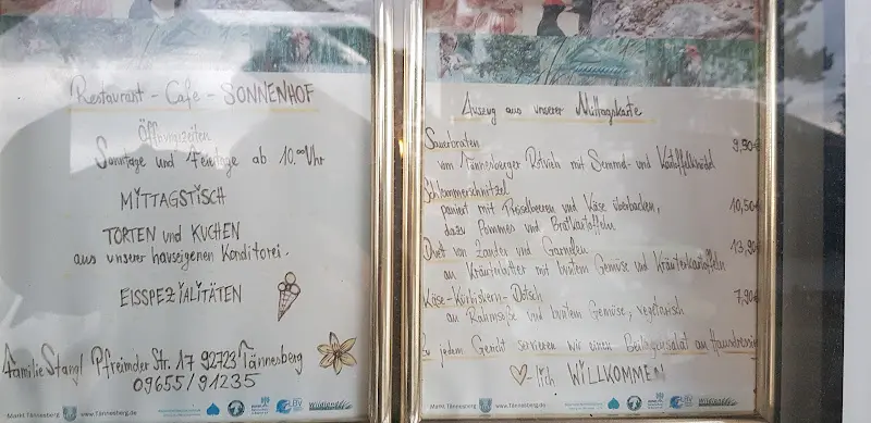 Menu_Restaurant-Café Sonnenhof_Tännesberg_image_2