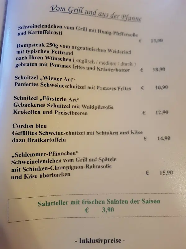 Menu_Restaurant Binnerschreiner_Tännesberg_immagine_2