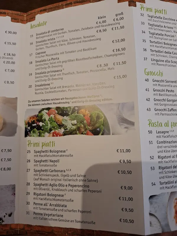 Menu_Ristorante Pizzeria La Porta__immagine_1